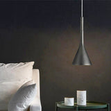 Aluminium LED Pendant Light - Matte Black - Housdecor 0