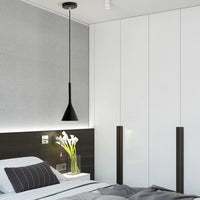 Aluminium LED Pendant Light - Matte Black - Housdecor 0