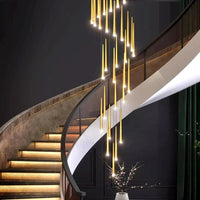 Cascade Teardrop LED Pendant Chandelier - Housdecor Ceiling Light Fixture