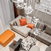 Galaxy Sphere LED Pendant Chandelier - Housdecor Ceiling Light Fixture