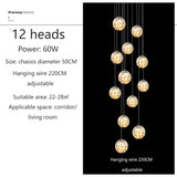 Galaxy Sphere LED Pendant Chandelier - Housdecor Ceiling Light Fixture