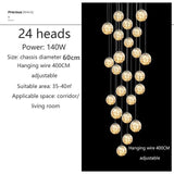 Galaxy Sphere LED Pendant Chandelier - Housdecor Ceiling Light Fixture