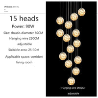 Galaxy Sphere LED Pendant Chandelier - Housdecor Ceiling Light Fixture