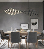 LED Modern Industrial Inspired Chandelier - Housdecor