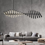 LED Modern Industrial Inspired Chandelier - Housdecor