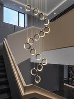 Luminous Orbit LED Pendant Chandelier - Housdecor Ceiling Light Fixture