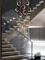 Luminous Orbit LED Pendant Chandelier - Housdecor Ceiling Light Fixture