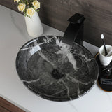 Marble Rectangle Ceramic Bathroom Sink - Housdecor Bathroom Sink