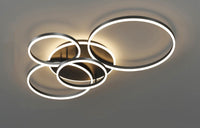 Metal Circle Contemporary LED Chandelier - Housdecor