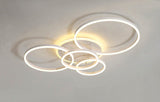 Metal Circle Contemporary LED Chandelier - Housdecor