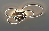 Metal Circle Contemporary LED Chandelier - Housdecor