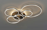 Metal Circle Contemporary LED Chandelier - Housdecor