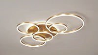 Metal Circle Contemporary LED Chandelier - Housdecor