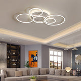 Metal Circle Contemporary LED Chandelier - Housdecor