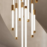 Modern LED Staircase Chandelier - Housdecor Ceiling Light Fixture