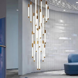 Modern LED Staircase Chandelier - Housdecor Ceiling Light Fixture