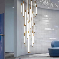 Modern LED Staircase Chandelier - Housdecor Chandelier