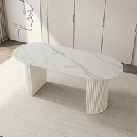 Modern Nordic Marble Slate Dining Table - Housdecor Dining Table