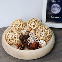 Modern Organic Wooden Decorative Bowl - Housdecor Decorative Bowl