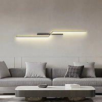 Modern Strip LED Wall Lamp - Matte Black - Housdecor