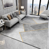 Nordic Luxury Living Room Rug - Grey - Housdecor Carpet