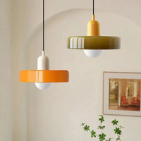 Nordic Retro Glass LED Pendant - Housdecor Ceiling Light Fixture