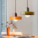 Nordic Retro Glass LED Pendant - Housdecor Ceiling Light Fixture