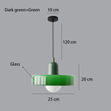 Nordic Retro Glass LED Pendant - Housdecor Ceiling Light Fixture