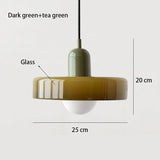 Nordic Retro Glass LED Pendant - Housdecor Ceiling Light Fixture