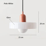 Nordic Retro Glass LED Pendant - Housdecor Ceiling Light Fixture