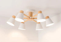 Nordic Wood LED Chandelier - Housdecor