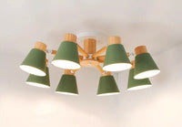 Nordic Wood LED Chandelier - Housdecor