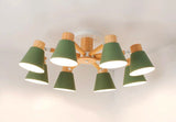 Nordic Wood LED Chandelier - Housdecor