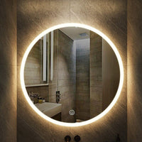 Round Smart LED Bathroom Mirror - Housdecor