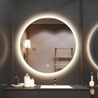 Round Smart LED Bathroom Mirror - Housdecor