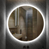 Round Smart LED Bathroom Mirror - Housdecor