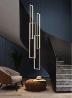 Sculptural Geometric LED Pendant Chandelier - Housdecor Ceiling Light Fixture