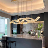 Wave Crystal Inspired Pendant Ceiling Light - Housdecor Ceiling Light Fixture