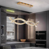 Wave Crystal Inspired Pendant Ceiling Light - Housdecor Ceiling Light Fixture