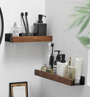 Wooden Design Bathroom Rack - Housdecor