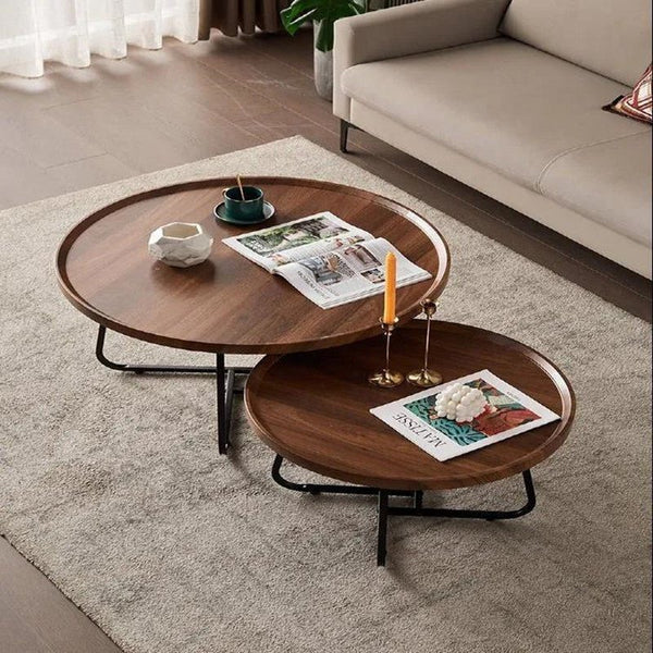 Wooden Designed Coffee Table - Housdecor Table